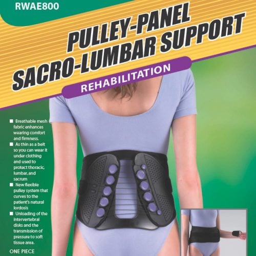 台灣 Makida 9"滑輪腰封 (連背板,可單手拉緊) (RWAE800) (台灣製造)