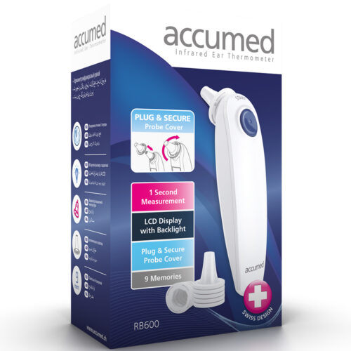 Alternative view of 瑞士 Accumed RB600 紅外線耳探 / 耳溫計 / 耳溫槍 (5年保用)