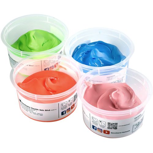 馬來西亞 Sanctband 練力泥膠 (可冷熱敷用，備4級抗阻力) (馬來西亞製造)