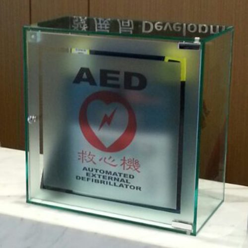 Alternative view of AED 儲存箱 (座枱/掛牆，有警報) (CAS-Plastic-Case-alarm) - 適用於 Zoll G3、G5、Zoll AED 3 AED