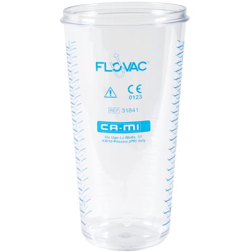 Flovac 1000ml 儲痰樽 (配合Flovac 1000ml⼀次性儲痰袋使⽤) (31843) - 適⽤於 Ca-mi 抽痰機