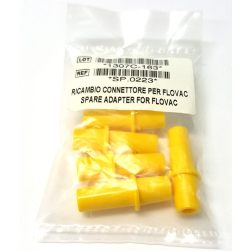 黃色接駁器 (5個/包) (配合Flovac 1000ml⼀次性儲痰袋使⽤) (SP 0223) - 適⽤於 Ca-mi 抽痰機