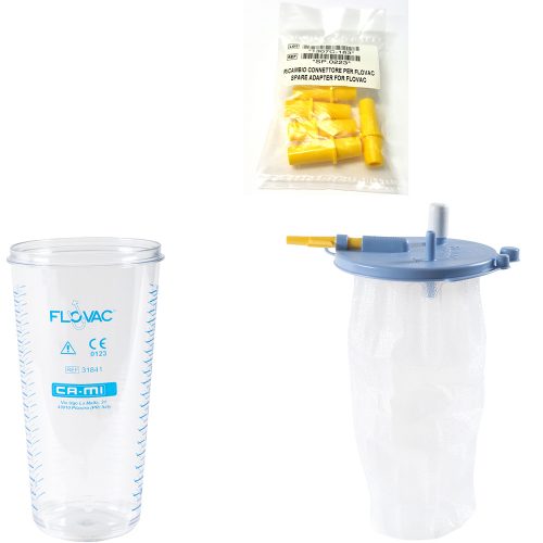 一次性儲痰袋套裝 - 適用於 Ca-mi Askir 36 BR 抽痰機