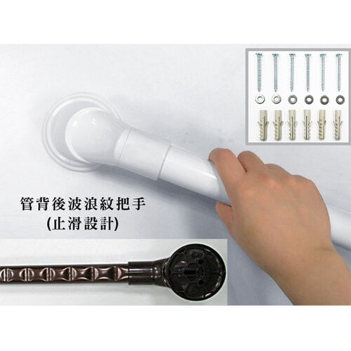 Alternative view of 台灣 163 鑽牆安裝扶手 (台灣製造) - 12/16/18/24"長