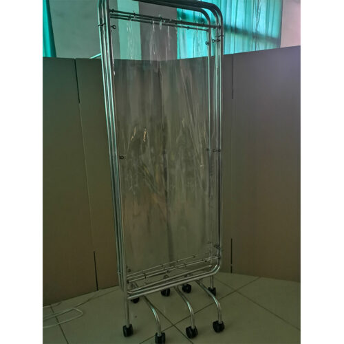 Alternative view of 不鏽鋼四摺屏風 (透明布)