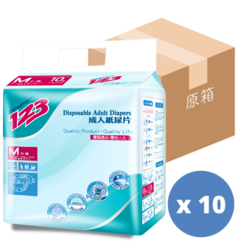 【原箱送貨】Dispo 德寶123 成人紙尿片 (全效型)