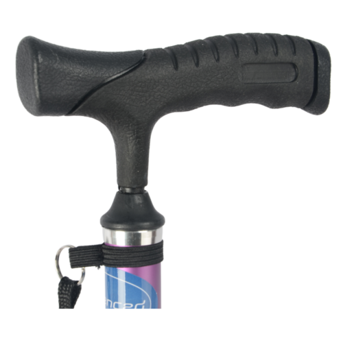 Alternative view of Advanced C01 細四腳拐杖 - 啡/藍/紫/銀色