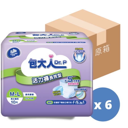 【原箱送貨】台灣 Dr. P 包大人成人活力褲 (長效型)
