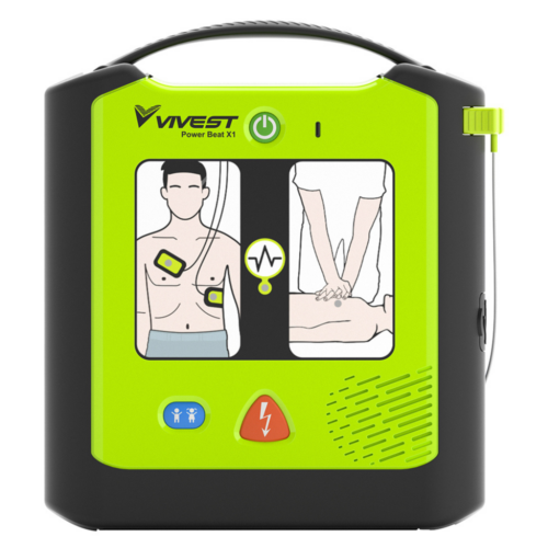 Vivest PowerBeat X1 半自動心臟去顫器 (可預先設定1種語言發音：廣東話/普通話/英文發音) (VVT-PBX01003)
