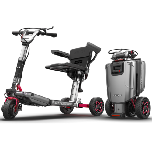 以色列 Movinglife Atto Sport Max Mobility Scooter 電動輪椅/代步車【承重300磅】【連扶手】【減震輪胎】【可分成兩部分，輕鬆摺合】【可上飛機】【Movinglife港澳唯一獨家總代理】