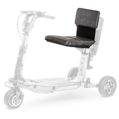 軟座背墊 (皮革) (600-104837) - 適用於 Movinglife Atto、Atto Sport、Atto Sport Max 代步車