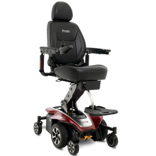 美國 Pride Jazzy Air 2 電動升降輪椅【專利Mid-Wheel 6®傳動及Active-Trac®避震系統】【椅背可後躺至110°】