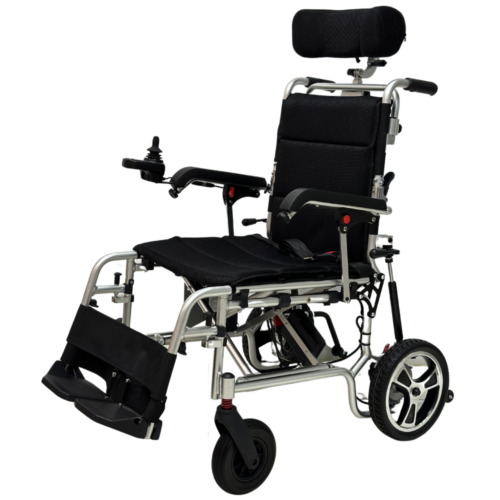 Advanced X Fold Recline QRB 高背後躺摺合電動輪椅【快拆式電池】【150°後躺】【高背,連頭枕】【可上飛機】【19.8kg】