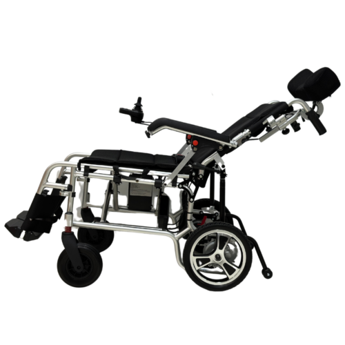 Alternative view of Advanced X Fold Recline QRB 高背後躺摺合電動輪椅【快拆式電池】【150°後躺】【高背,連頭枕】【可上飛機】【19.8kg】