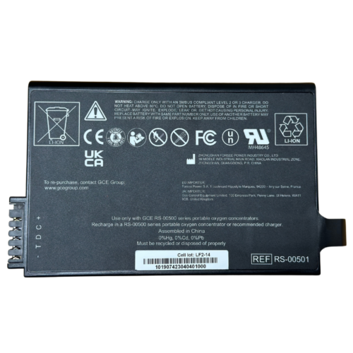 Alternative view of 電池 (12 cell) (RS-00501) - 適用於 GCE Zen-O 氧氣機