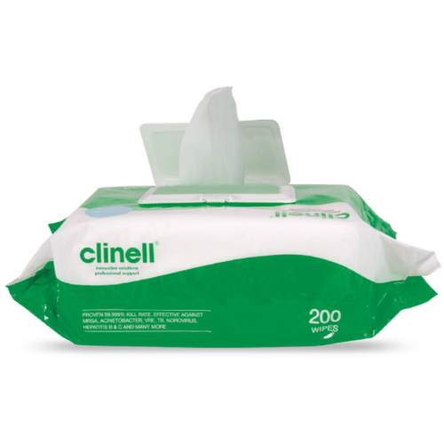 Alternative view of 英國 Clinell 無酒精清潔消毒濕紙巾 (200片/包) (CLI-CW200)