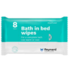 紐西蘭 Reynard 免沖水擦浴濕紙巾 (8片/包) (RHS102)【坐月、長者、卧床人士恩物】