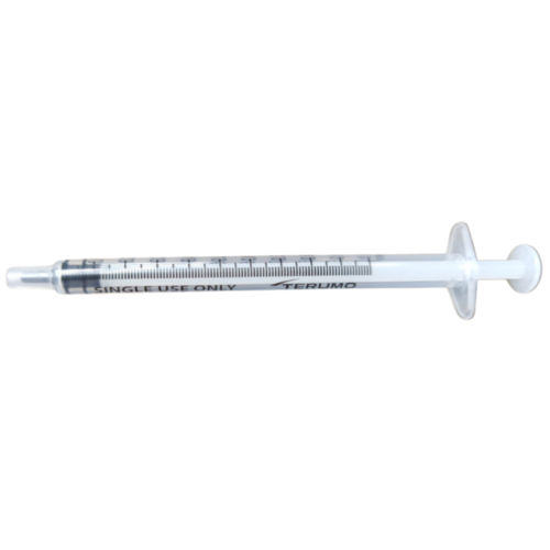 日本 Terumo Syringe 直咀針筒 (100個/盒) - 1ml (11402 / 17843) [KDSS01SC / SS+01T]