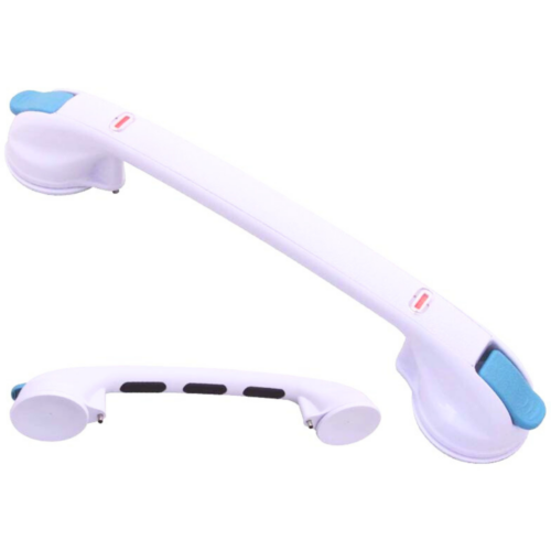 台灣 UNCL 500 免安裝吸盤扶手【承重 (向下拉)：132.3磅】【19.7"長】【設有安全警示器，綠色：安裝完成，紅色：需重新安裝】