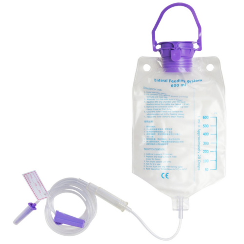 Enteral 餵食奶袋 - 600ml (MI-220P)【30個/箱，如顧客想原箱買，可選數量為30個】