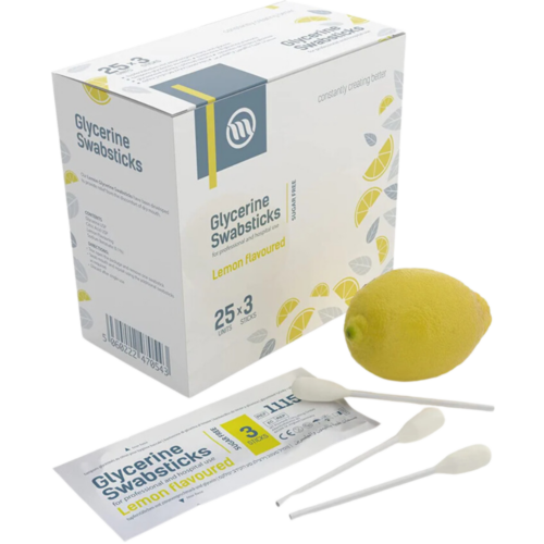 【原盒送貨】【門市買1包起】英國 OMS Glycerin Swabsticks 洗口棒 - 檸檬味 (1115)