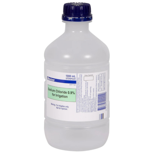 美國 Baxter 0.9% NACL 沖洗用生理鹽水 - 1000ml (AHF7124)【澳洲製造】