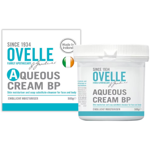 愛爾蘭 Ovelle Aqueous Cream 滋潤霜 - 500g (1100)【愛爾蘭製造】