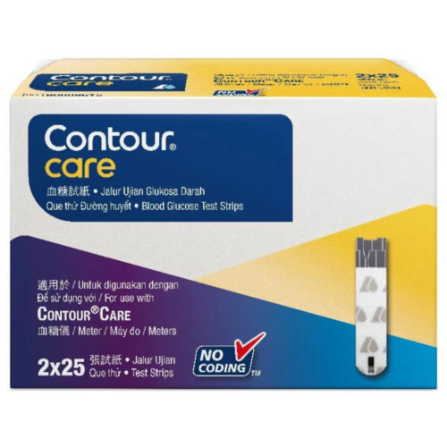 瑞士 Ascensia Contour Care 血糖試紙 (50塊/盒)【日本製造】
