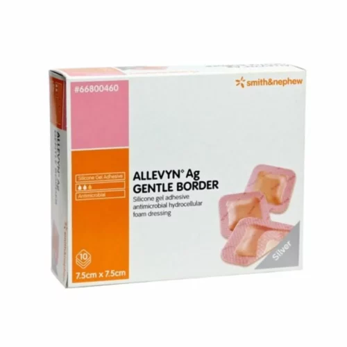 英國 Smith+Nephew 施樂輝 Allevyn Ag Gentle Border 銀海綿敷料【2個尺寸】