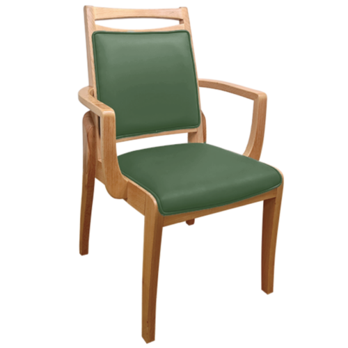 日式高背介護椅【可疊起5張】【橡木椅架】【符合英國BS 7176中度防火標準】【7種顏色選擇】