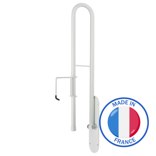 Alternative view of 【只限葵興店或網購】法國 Secufix 上翻式浴室扶手連廁紙架【法國製造】