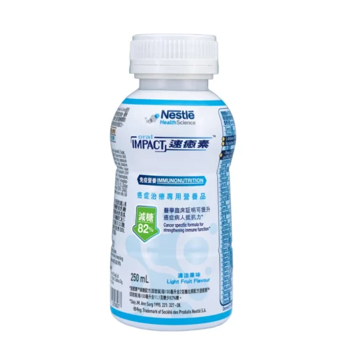 Alternative view of 瑞士 Nestle 雀巢 Oral Impact 速癒素癌症治療專用營養品 (即飲裝) (減糖配方) - 清淡果味 (原箱：250ml x 24支)