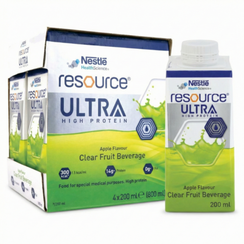 瑞士 Nestle 雀巢 Resource 力源素果萃高蛋白果味營養飲品 - 蘋果味 (盒裝：200ml x 4支)【4支/盒，6盒/箱，如顧客想原箱買，可選數量為6個】
