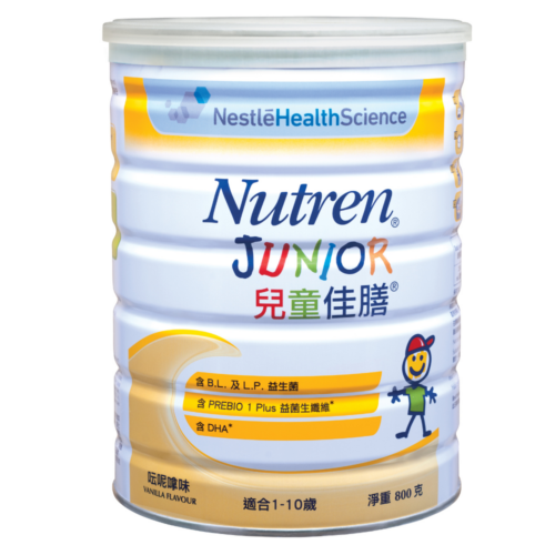 Alternative view of 瑞士 Nestle 雀巢 Nutren Junior 兒童佳膳營養補充品 (粉裝) (罐裝：800g)【6罐/箱，如顧客想原箱買，可選數量為6個】