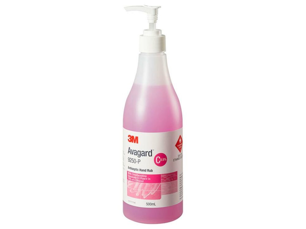 美國 3M Avagard Antiseptic Hand Rub 長效抗菌酒精消毒搓手液 (含0.5%CHG) - 500ml [9250P]