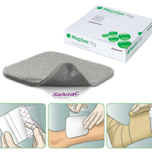 瑞典 Molnlycke Mepilex Ag 銀離子敷料貼【3個尺寸】【芬蘭製造】