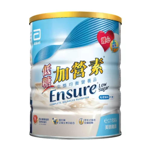 美國 Abbott 雅培 Ensure Low Sugar 低糖加營素營養補充品 (850g) (雲呢拿味) [20030027]