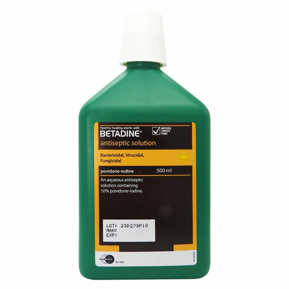 Betadine 必妥碘傷口殺菌液 - 500ml