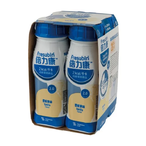 德國 Fresenius Kabi Fresubin 倍力康2千卡高能量營養品 - 雲呢拿味 (盒裝：200ml x 4支) [F01502X / 7478601]【4支/盒，6盒/箱，如顧客想原箱買，可選數量為6個】