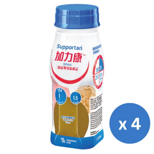 德國 Fresenius Kabi Supportan 加力康癌症專用營養品 - 咖啡味 (盒裝：200ml x 4支) [7592601 / 23217092]【4支/盒，6盒/箱，如顧客想原箱買，可選數量為6個】