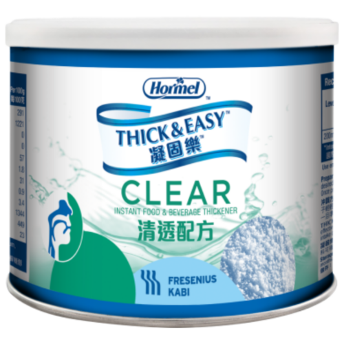 德國 Fresenius Kabi Hormel Thick & Easy Clear 凝固樂食物凝固樂 (清透配方) (126g) [7196401]【12罐/箱，如顧客想原箱買，可選數量為12】