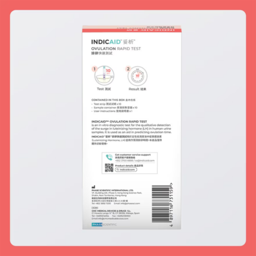 Alternative view of Indicaid 妥析排卵快速測試