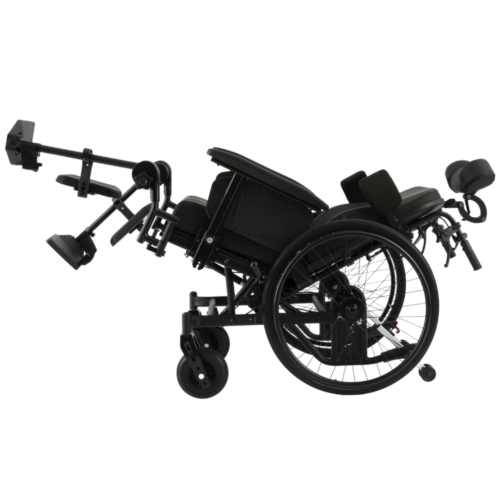 Alternative view of 美國 Advanced TIRE 24/8 高背傾斜及後躺輪椅【Tilt + Recline】【鼓剎】*圖中側墊及分腿柱需另購