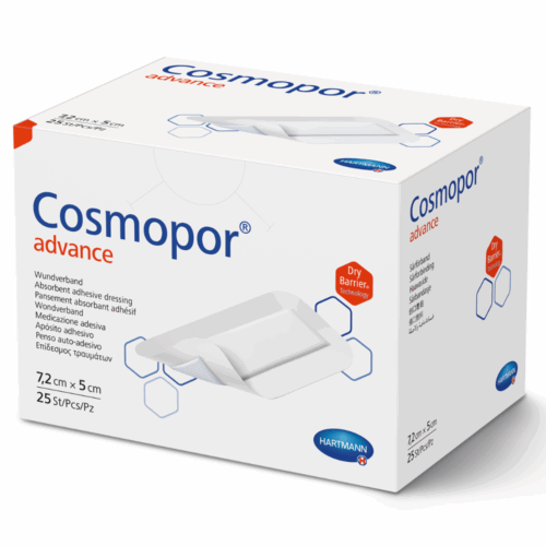 德國 Hartmann Cosmopor Advance 自黏性敷料【6個尺寸】 - 7-2-x-5cm