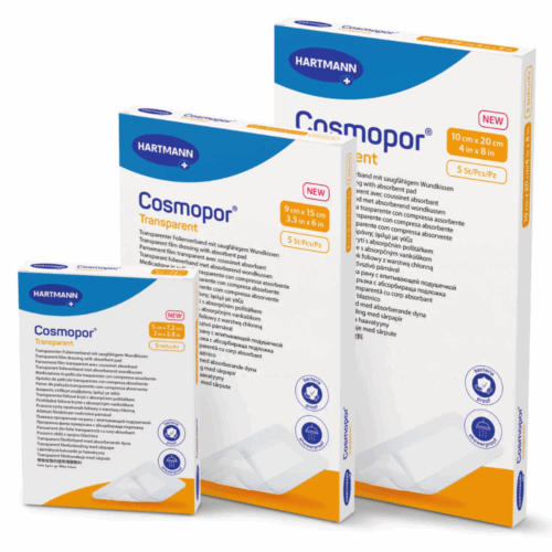 德國 Hartmann Cosmopor Transparent 全效防水防菌透氣透明薄膜膠布【6個尺寸】