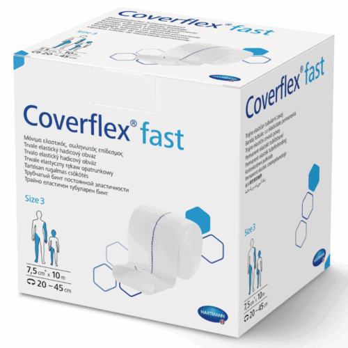 德國 Hartmann Coverflex Fast 親膚柔軟彈性筒型繃帶【5個尺寸】
