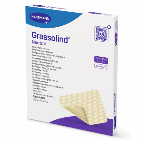 德國 Hartmann Grassolind 防黏傷口油性紗布 (擦傷適用)【2個尺寸】【波蘭製造】
