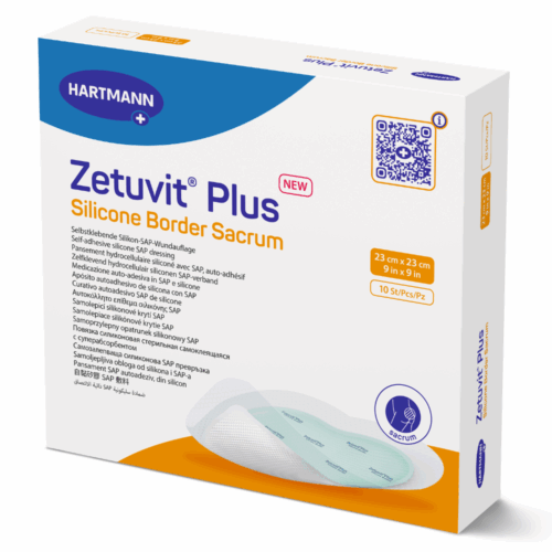 Alternative view of 德國 Hartmann Zetuvit Plus Silicone Border Sacrum 防水矽膠自黏特強吸收性敷料【2個尺寸】