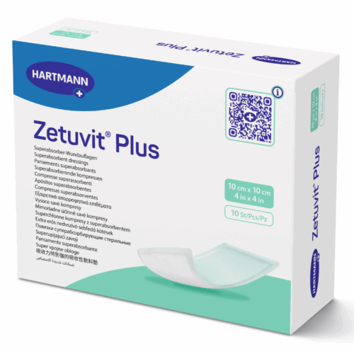 德國 Hartmann Zetuvit Plus 特強吸收性敷料【5個尺寸】