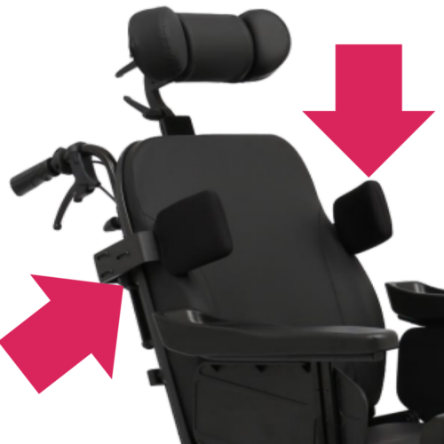 側墊 (對) - 適用於 Advanced TIRE 16/8、TIRE 24/8 輪椅